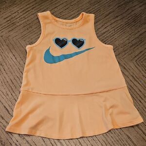 Nike Orange Tank Top Size 5-6